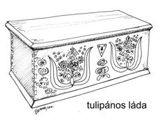 Tulipános láda, más néven festett láda vagy asztalos láda